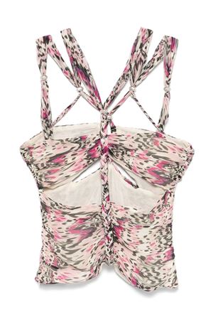 Top Revon in seta stampata ISABEL MARANT | HT0638FAC2J05I40PK